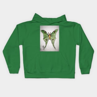 Luna moth Kids Hoodie